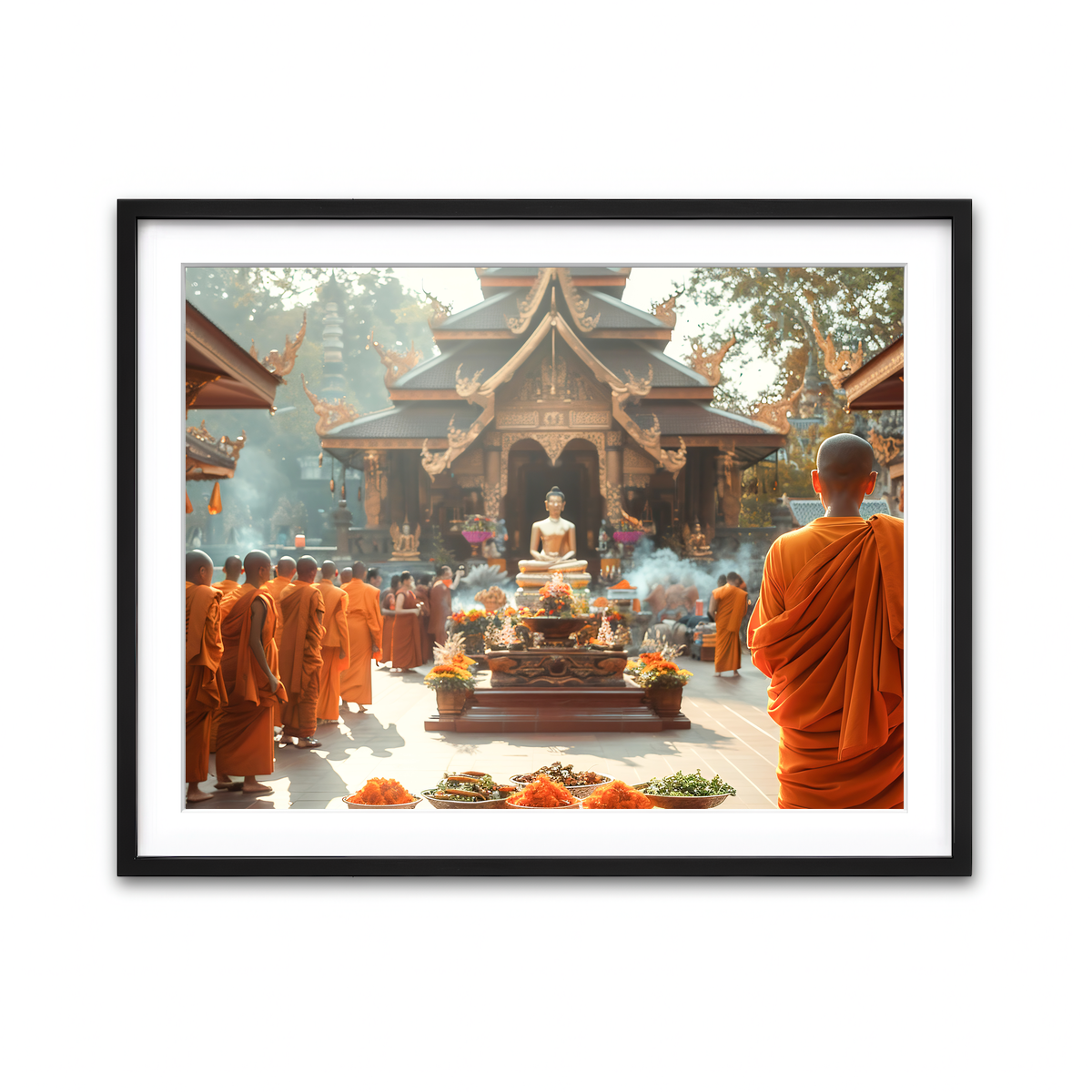 Framed Print 4x3 Black