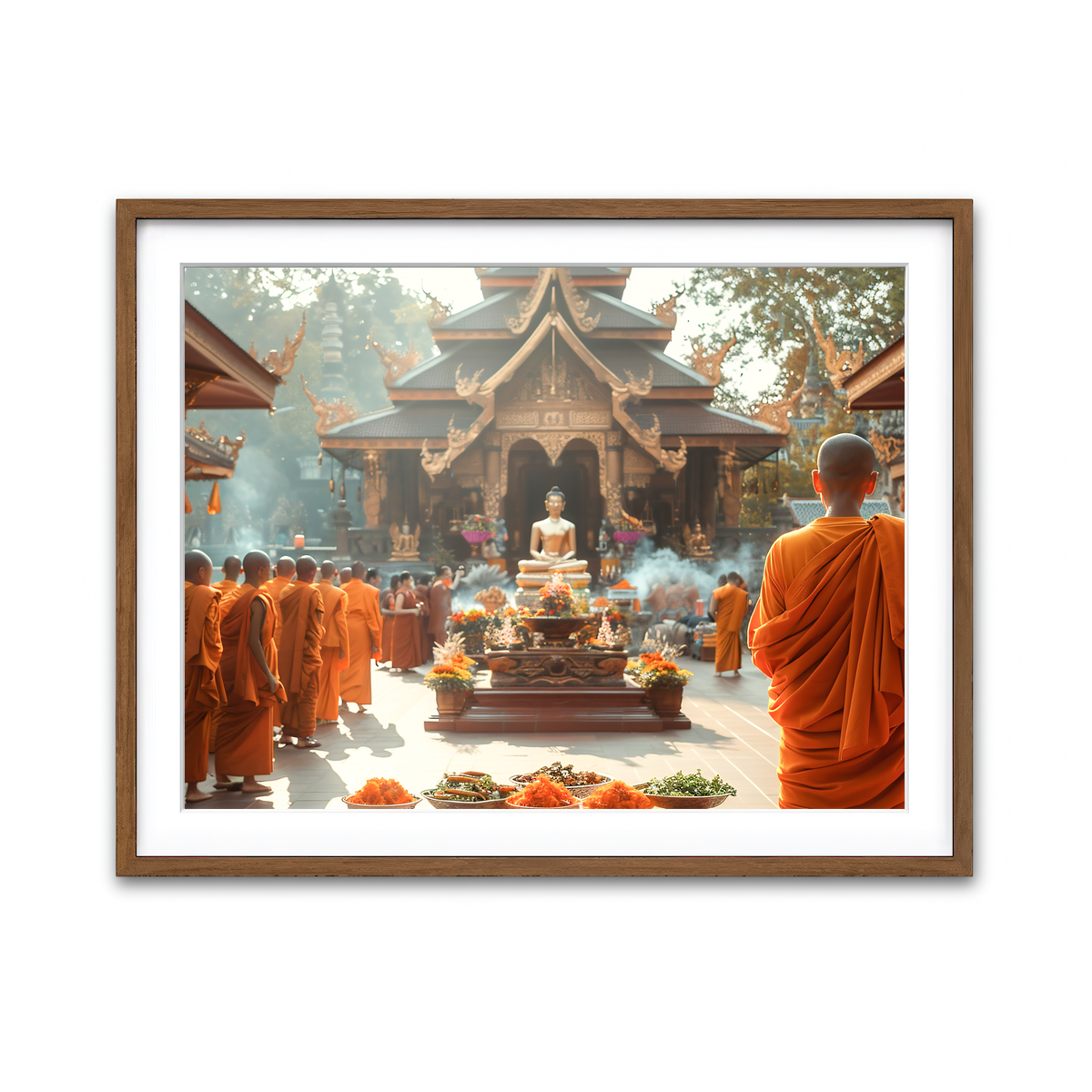 Framed Print 4x3 Walnut