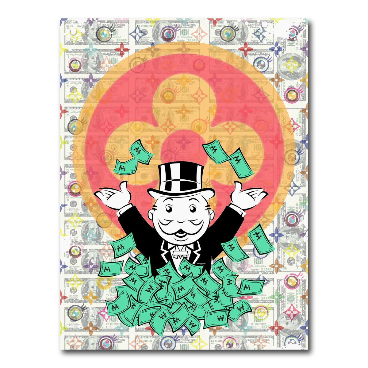 AUTO-MOCKUP WHITE | Monopoly Money LV | 1 Piece | Gallery Wrap Canvas | group=3x4