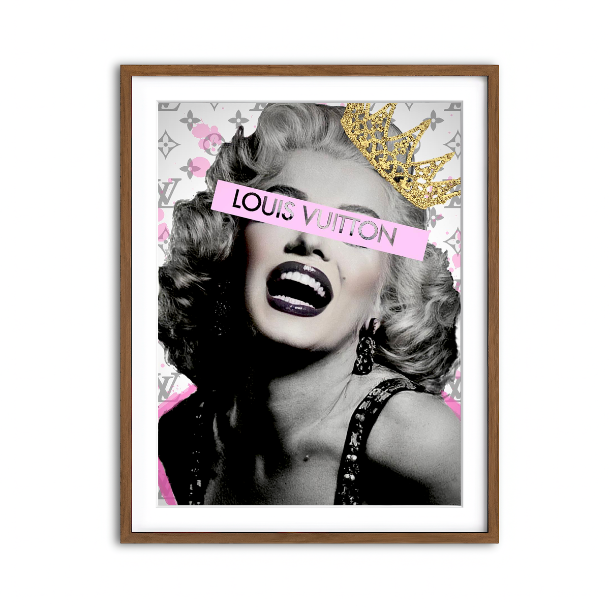 Framed Print 3x4 Walnut