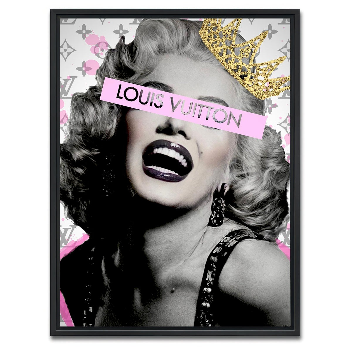 AUTO-MOCKUP WHITE | Monroe See no evil | 1 Piece | Black Framed Canvas | group=3x4