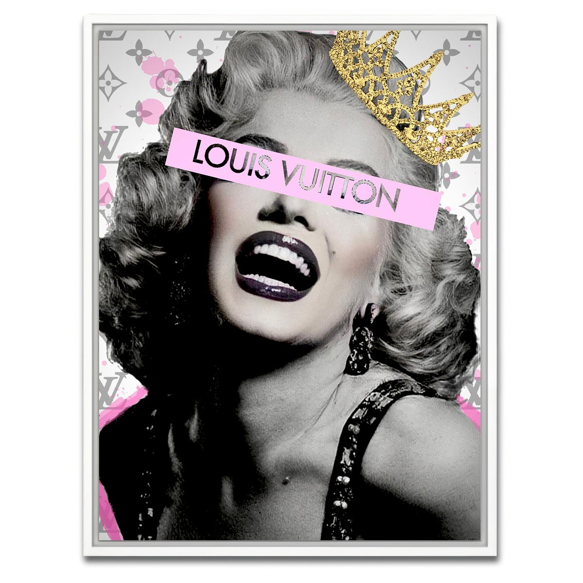 AUTO-MOCKUP WHITE | Monroe See no evil | 1 Piece | White Framed Canvas | group=3x4