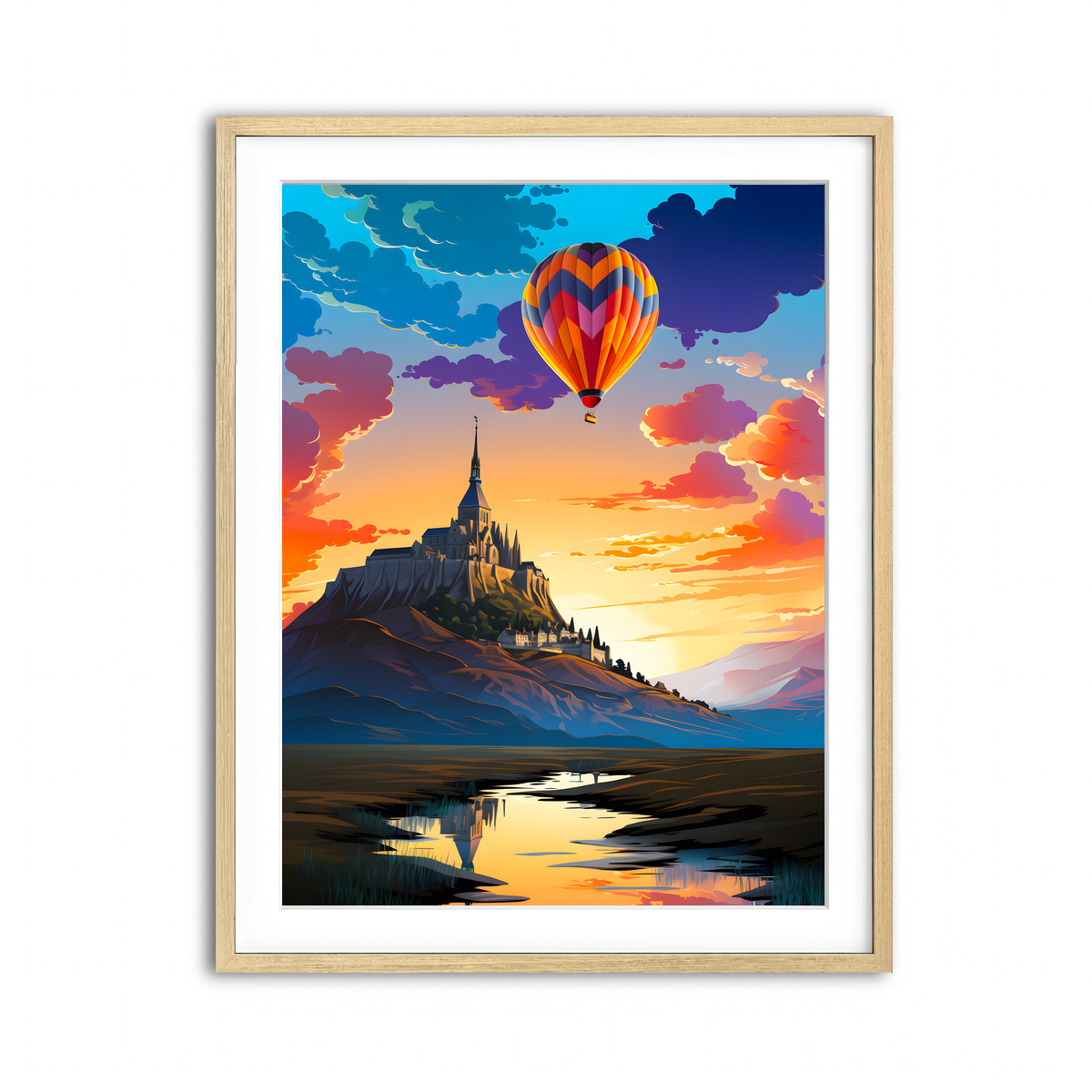 Framed Print 3x4 Natural