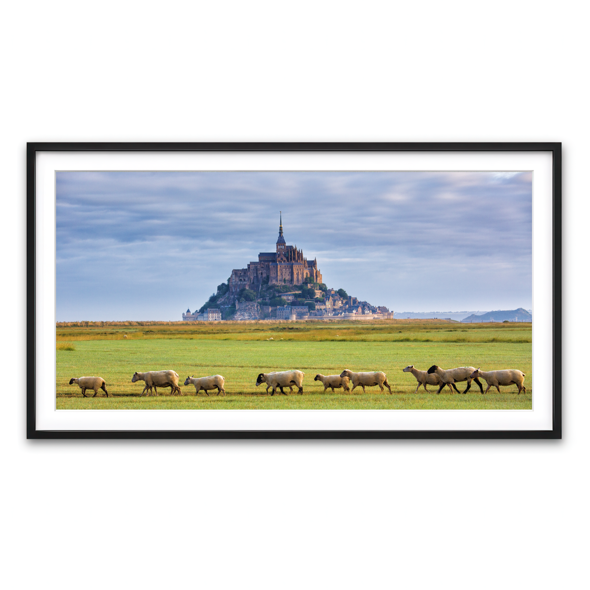 Framed Print 2x1 Black