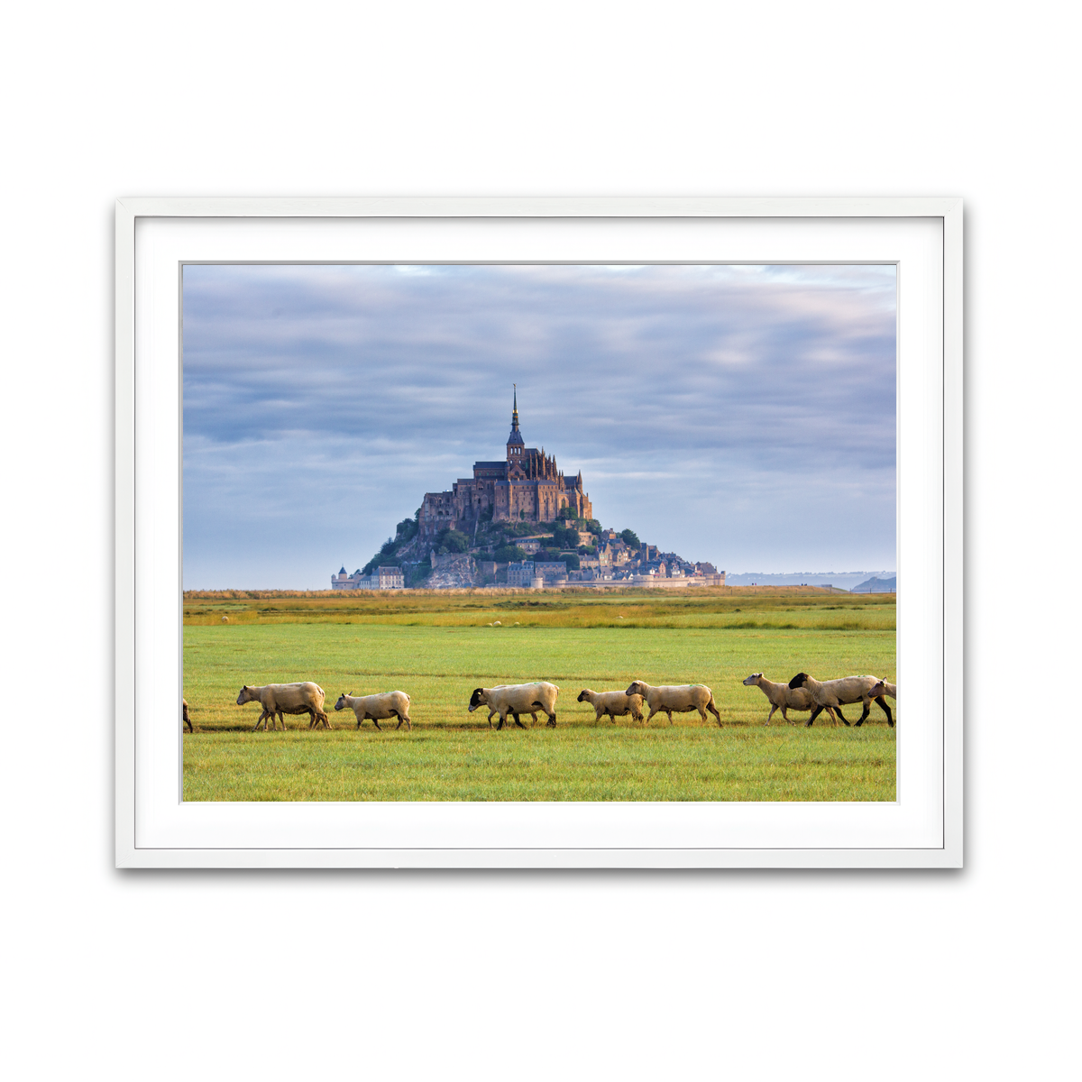 Framed Print 4x3 White