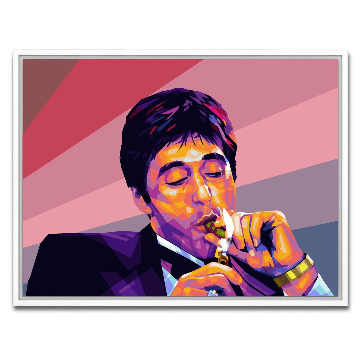 AUTO-MOCKUP WHITE | Montana Cigar | 1 Piece | White Framed Canvas | group=4x3