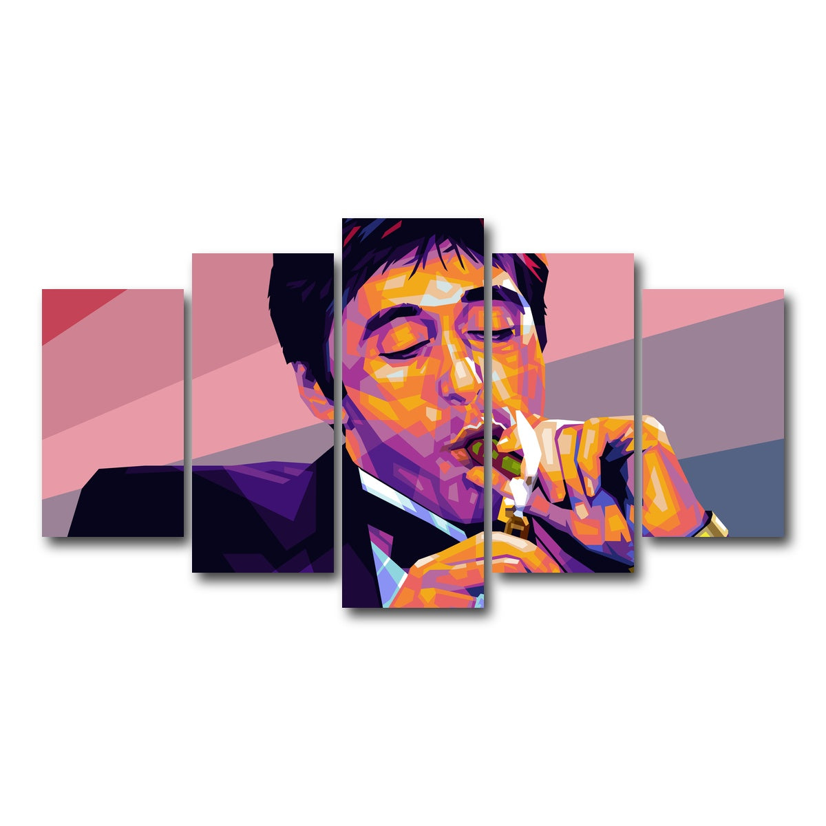 AUTO-MOCKUP WHITE | Montana Cigar | 5 Piece | Gallery Wrap Canvas | group=5_normal