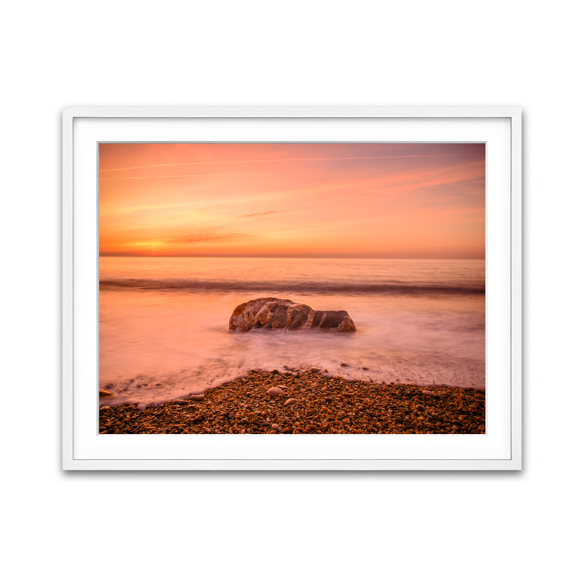 Framed Print 4x3 White