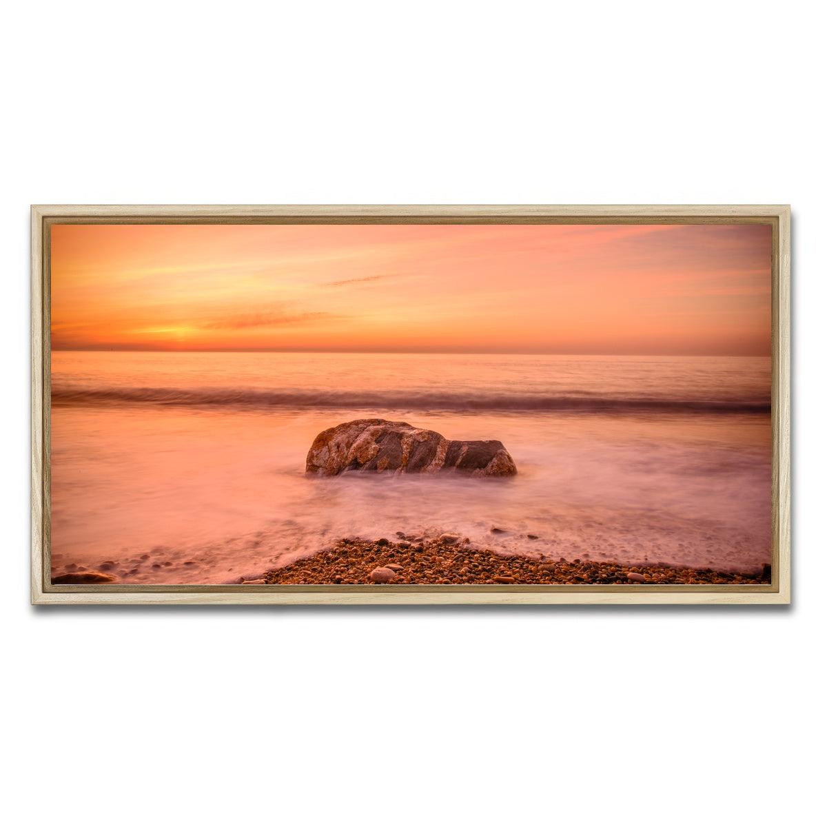 AUTO-MOCKUP WHITE | Montauk Beach | 1 Piece | Natural Framed Canvas | group=2x1