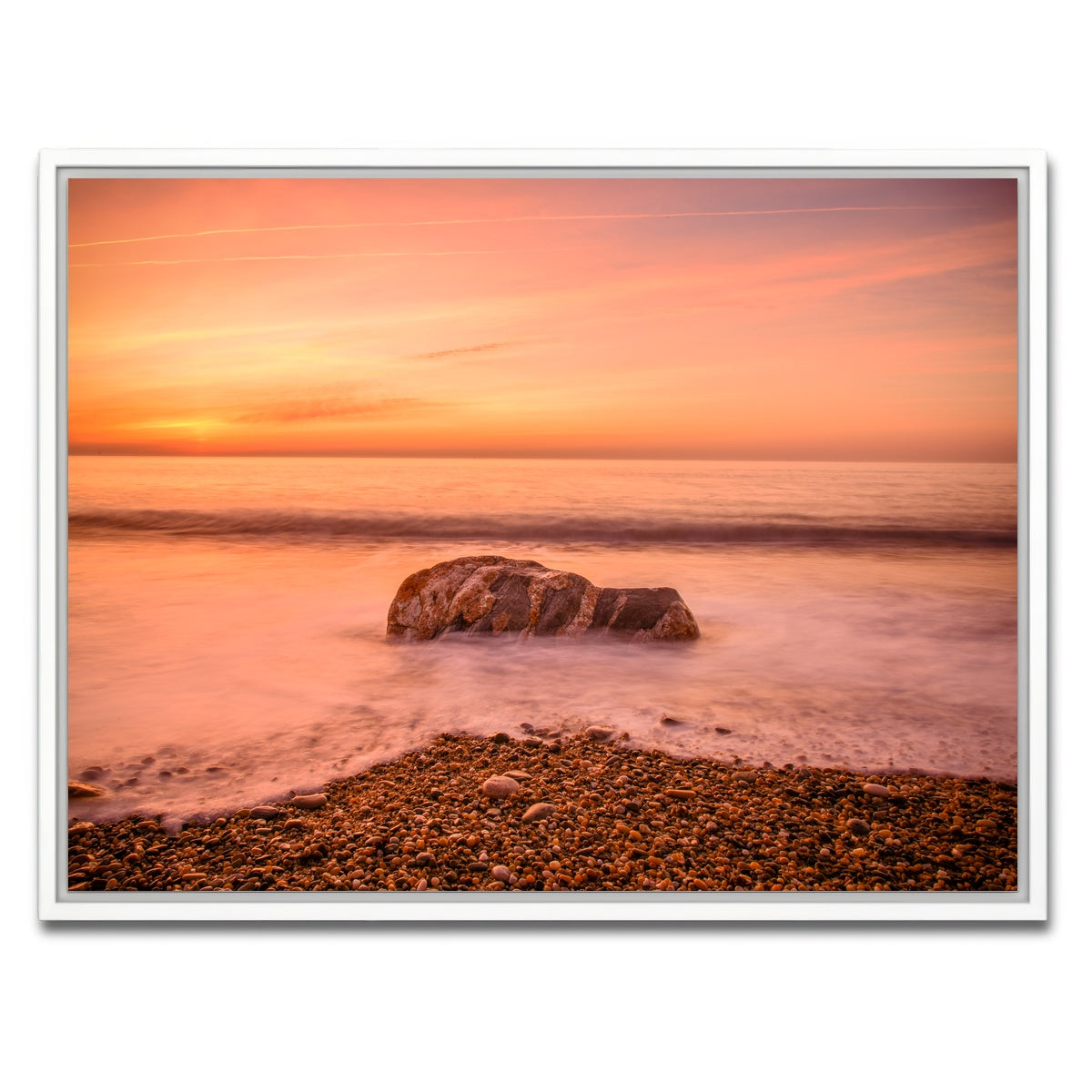 AUTO-MOCKUP WHITE | Montauk Beach | 1 Piece | White Framed Canvas | group=4x3