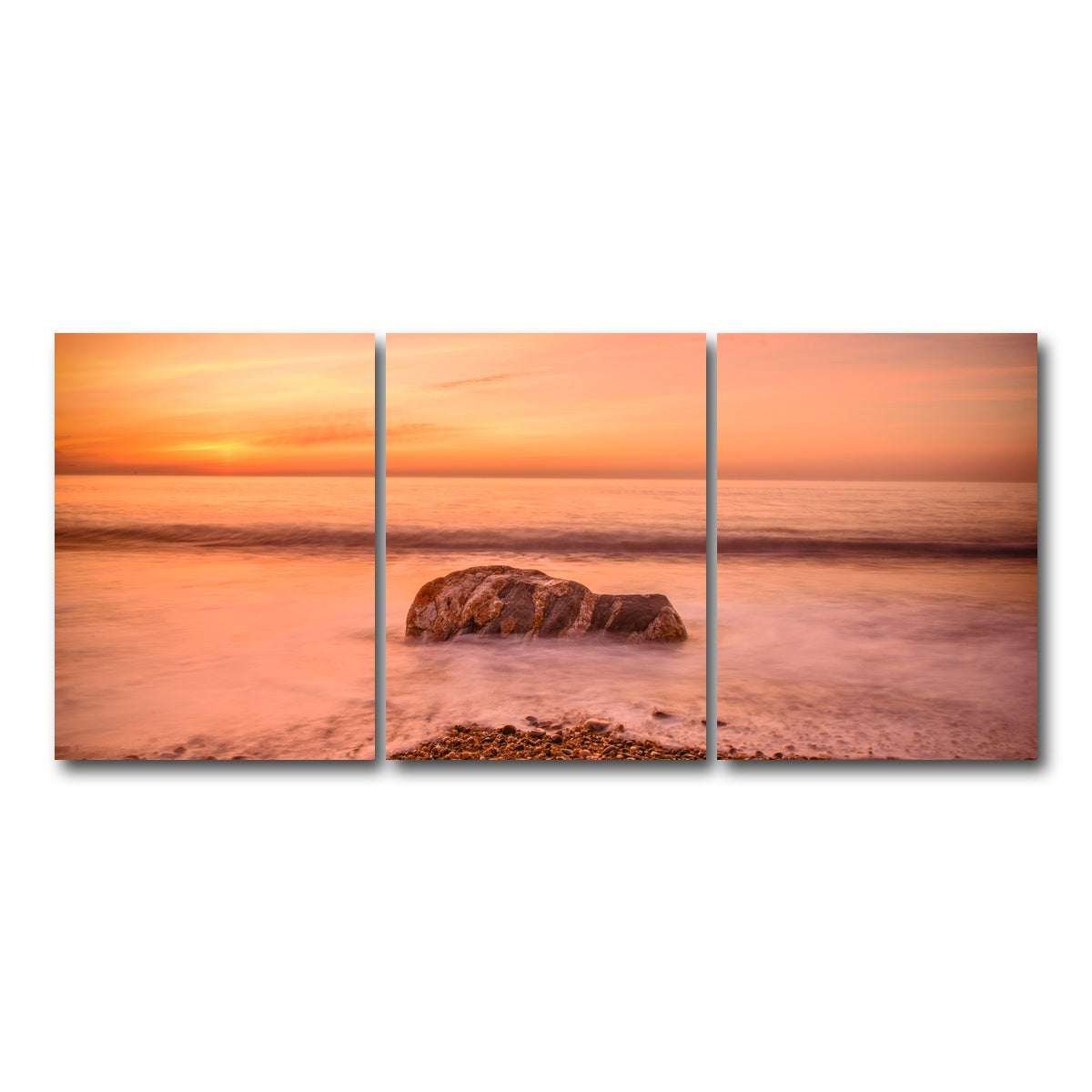 AUTO-MOCKUP WHITE | Montauk Beach | 3 Piece | Gallery Wrap Canvas | group=18x24