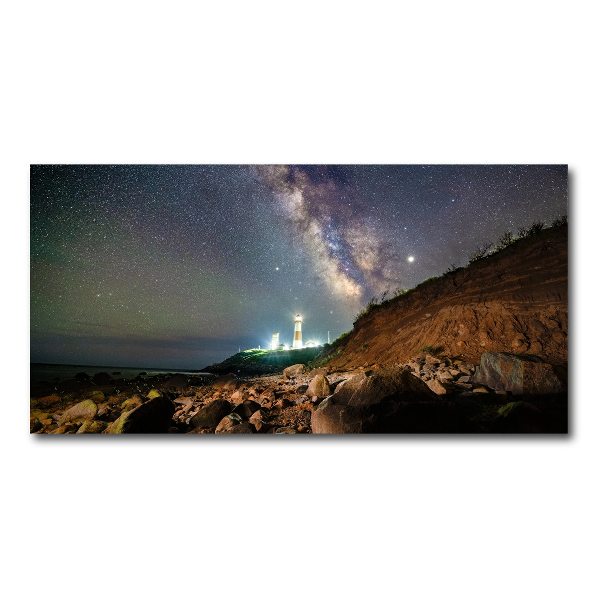 AUTO-MOCKUP WHITE | Montauk Landscape | 1 Piece | Gallery Wrap Canvas | group=2x1