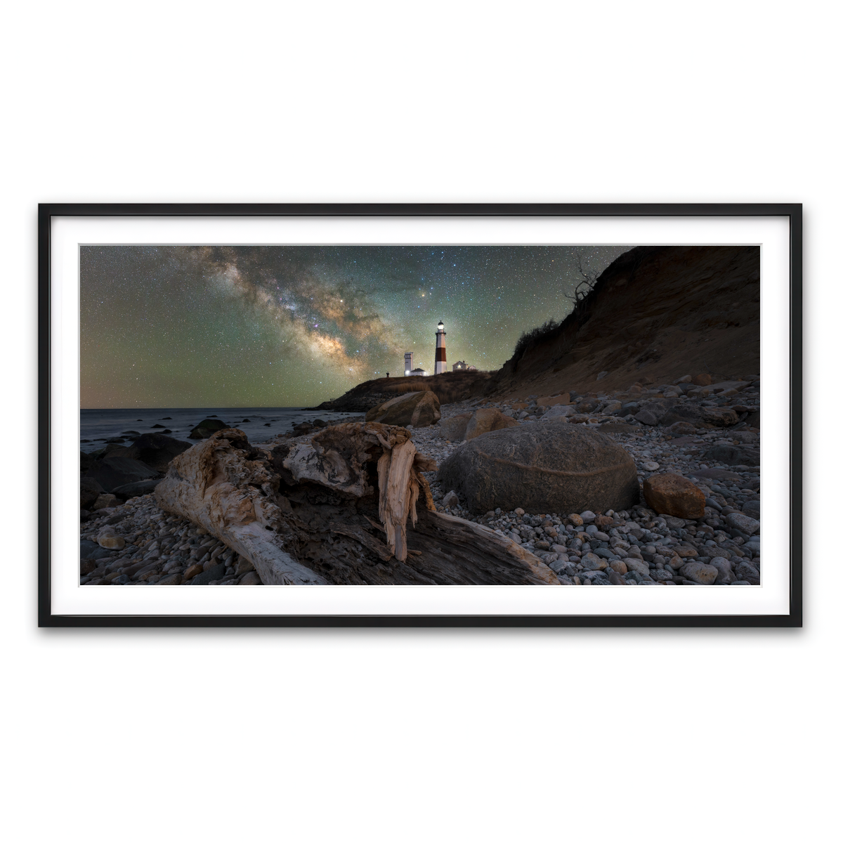 Framed Print 2x1 Black