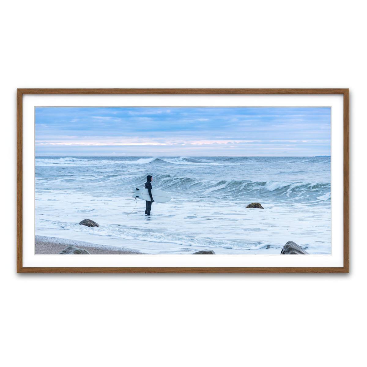 Framed Print 2x1 Walnut