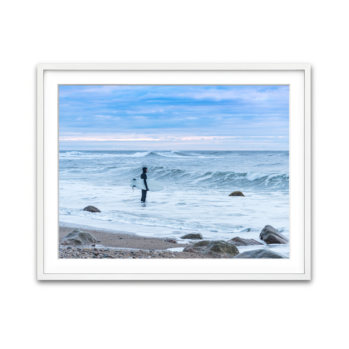 Framed Print 4x3 White