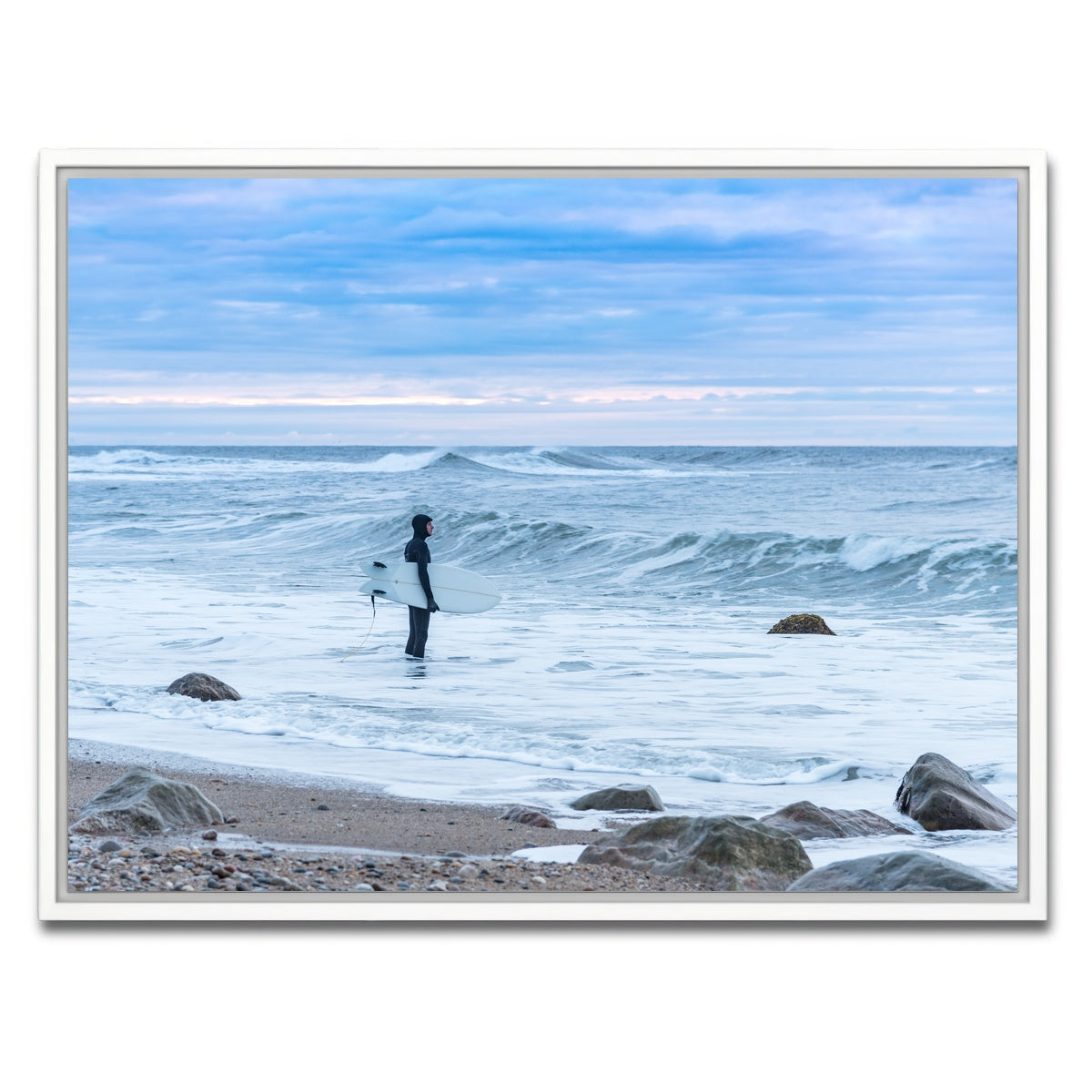 AUTO-MOCKUP WHITE | Montauk Surfer | 1 Piece | White Framed Canvas | group=4x3