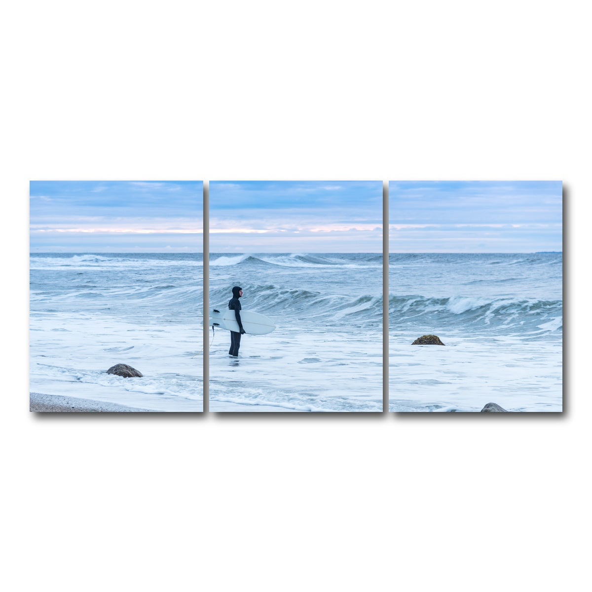 AUTO-MOCKUP WHITE | Montauk Surfer | 3 Piece | Gallery Wrap Canvas | group=18x24