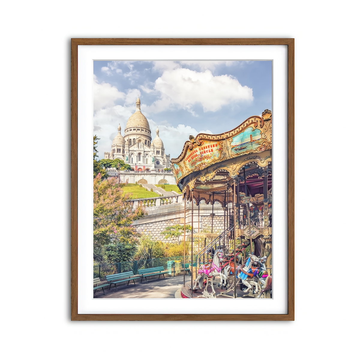 Framed Print 3x4 Walnut