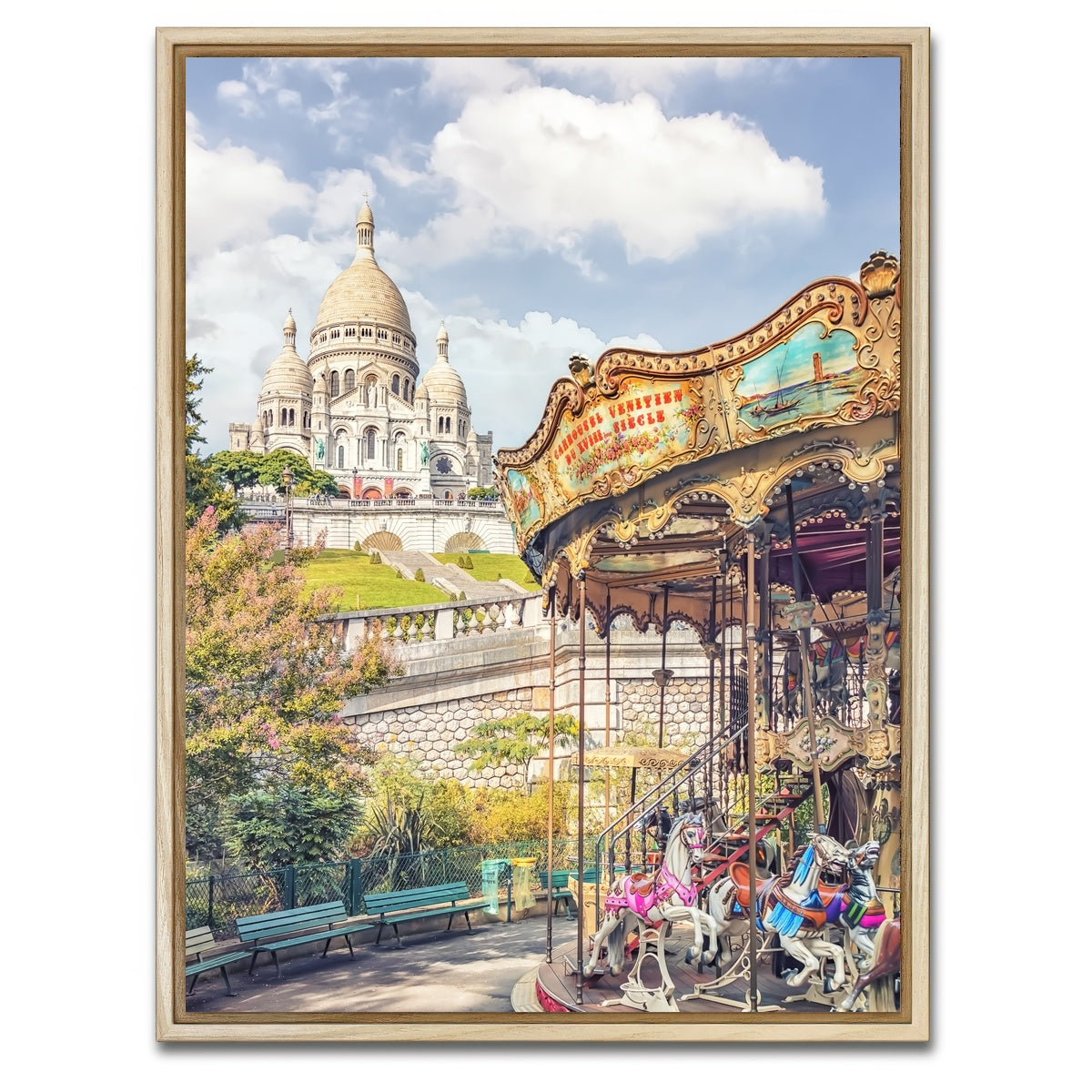 AUTO-MOCKUP WHITE | Montmartre | 1 Piece | Natural Framed Canvas | group=3x4