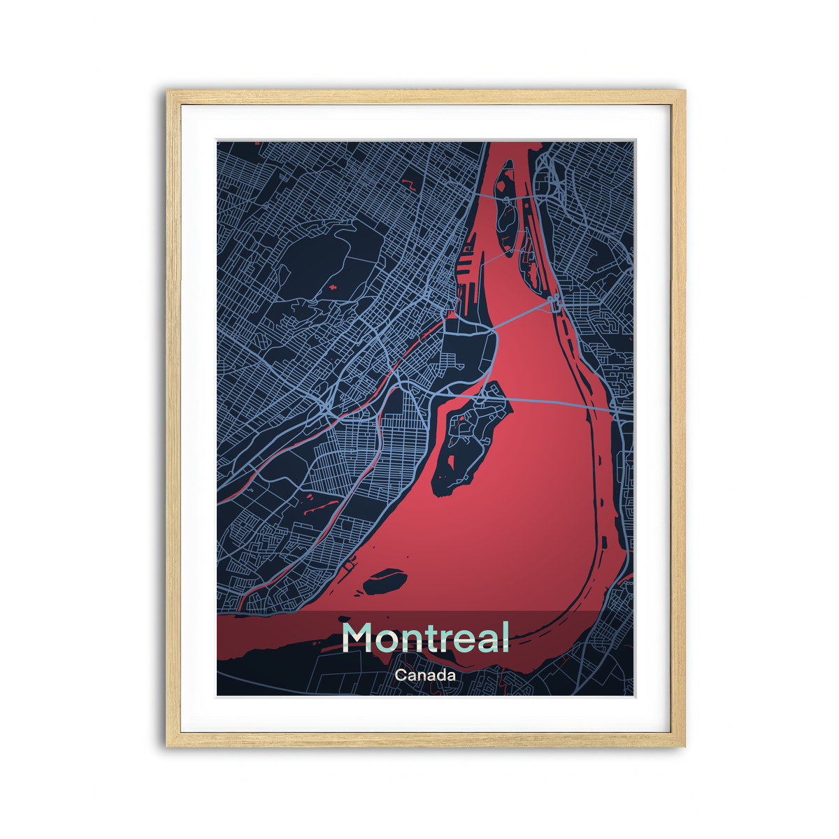 Framed Print 3x4 Natural