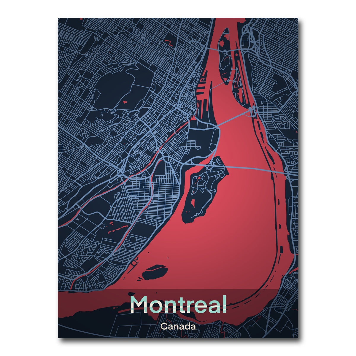 AUTO-MOCKUP WHITE | Montreal | 1 Piece | Gallery Wrap Canvas | group=3x4