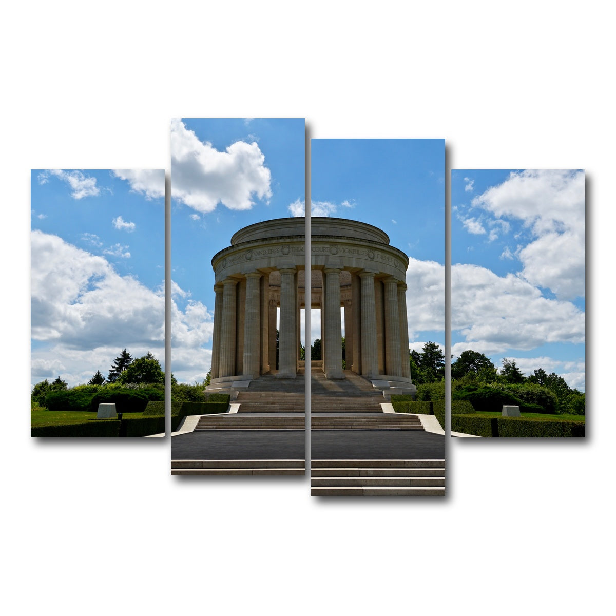 AUTO-MOCKUP WHITE | Montsec US WWI Memorial | 4 Piece | Gallery Wrap Canvas | group=4_short