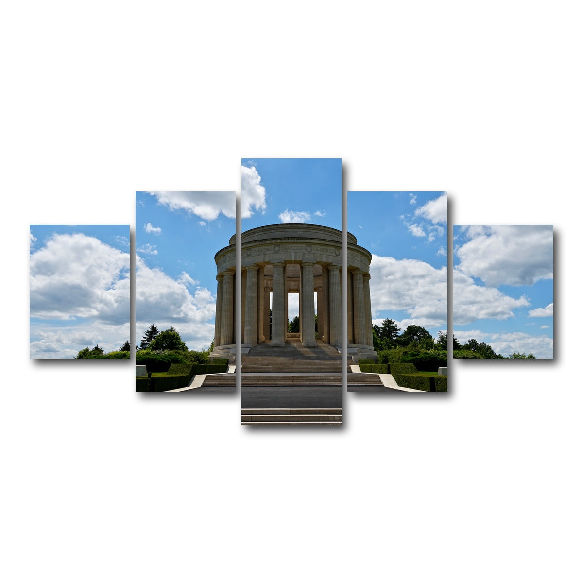 AUTO-MOCKUP WHITE | Montsec US WWI Memorial | 5 Piece | Gallery Wrap Canvas | group=5_short