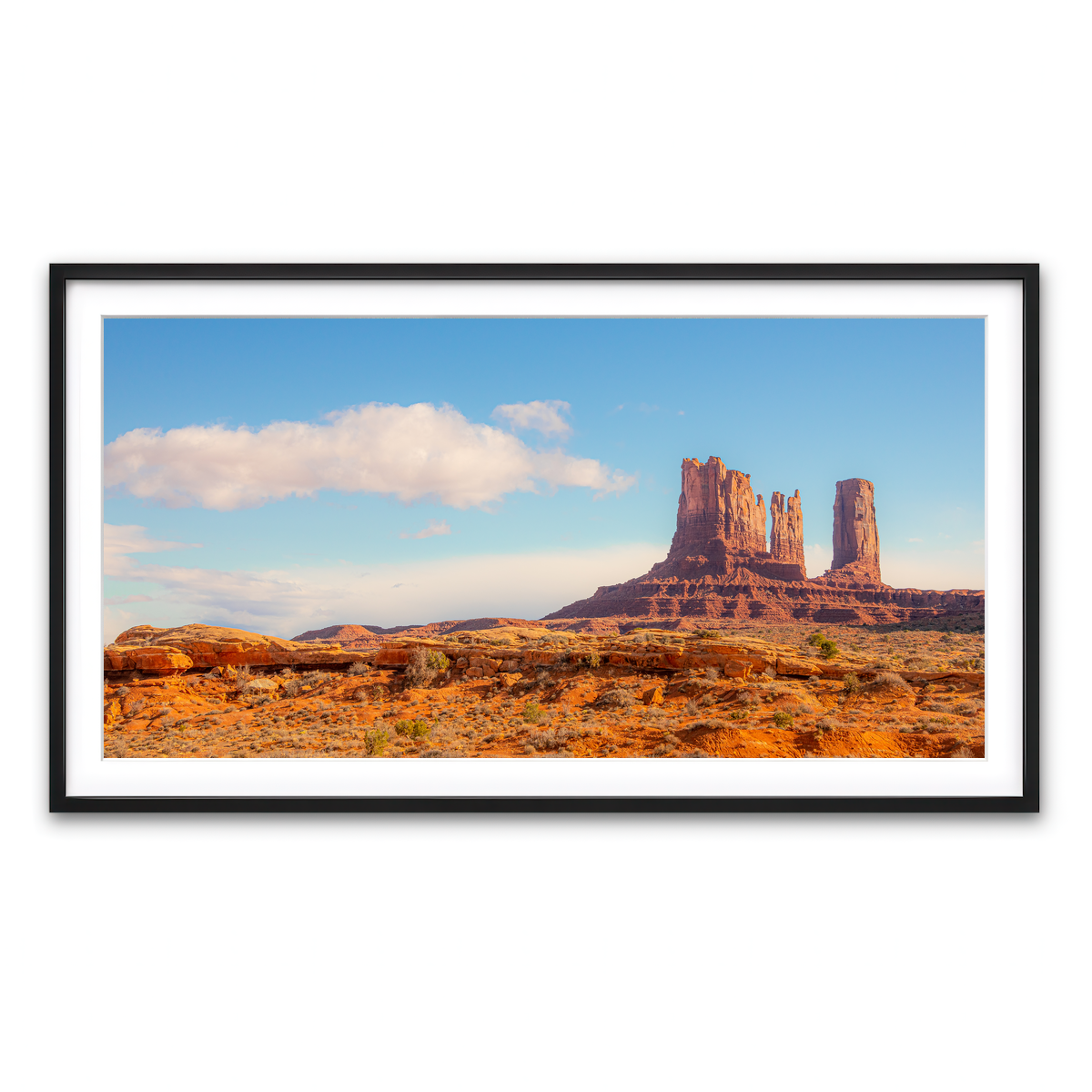 Framed Print 2x1 Black