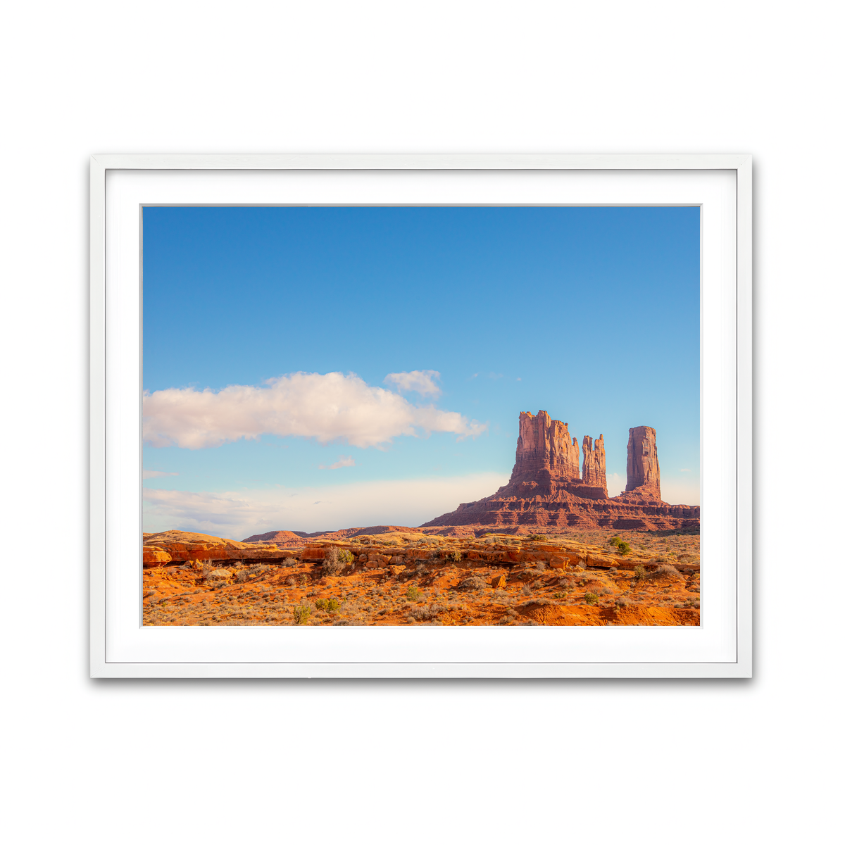 Framed Print 4x3 White