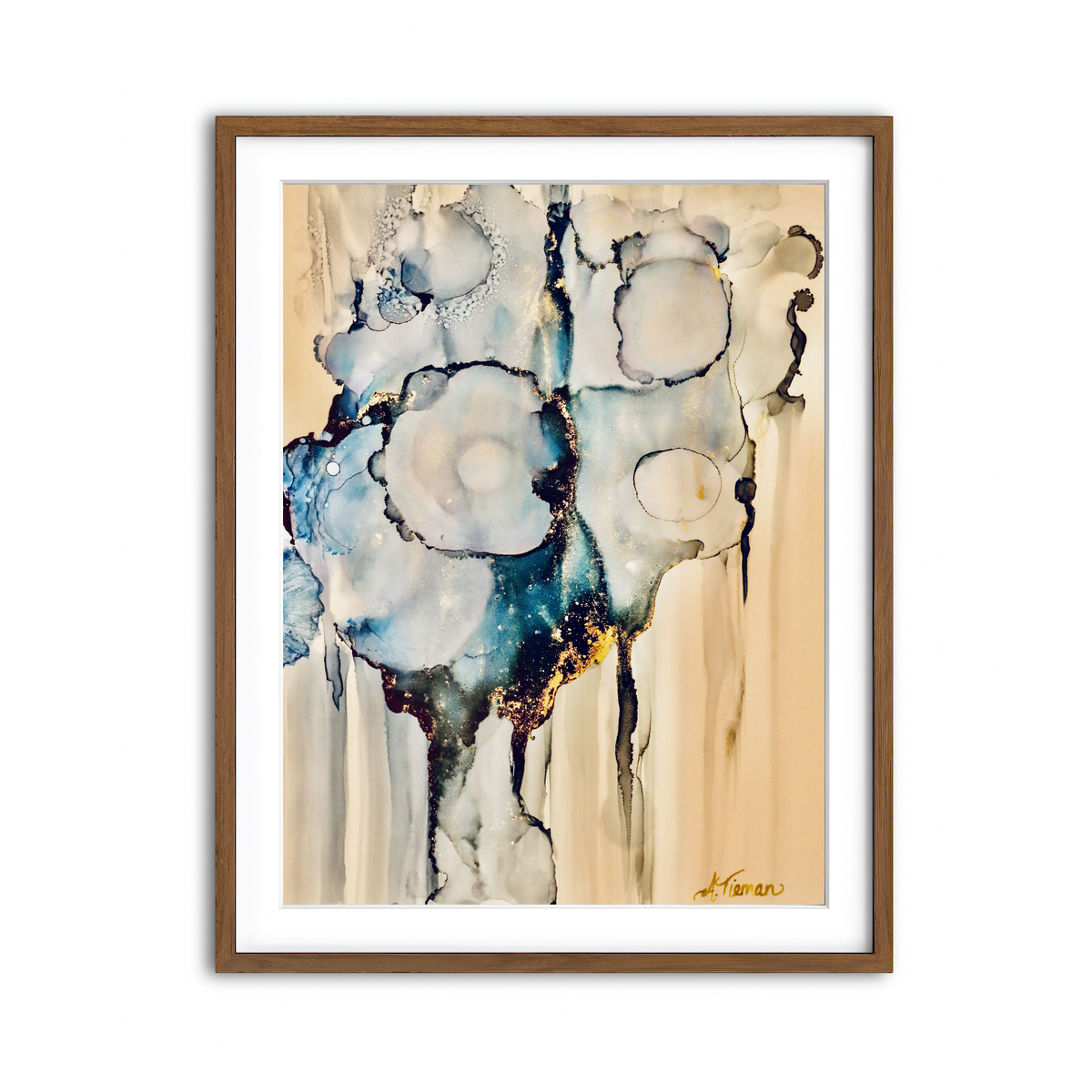 Framed Print 3x4 Walnut