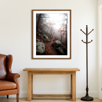 AUTO-MOCKUP ROOM | Moody Forest Wall Art