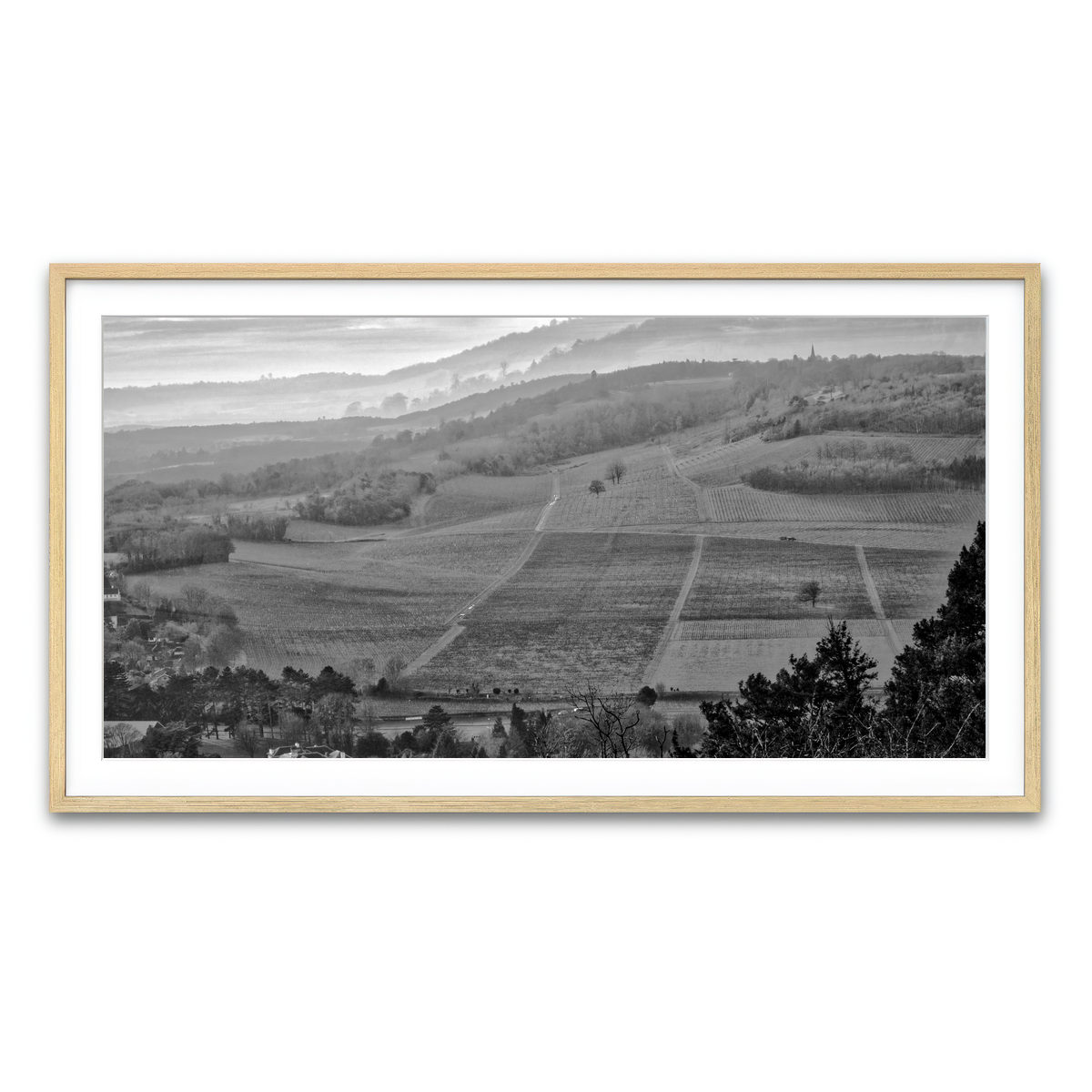 Framed Print 2x1 Natural