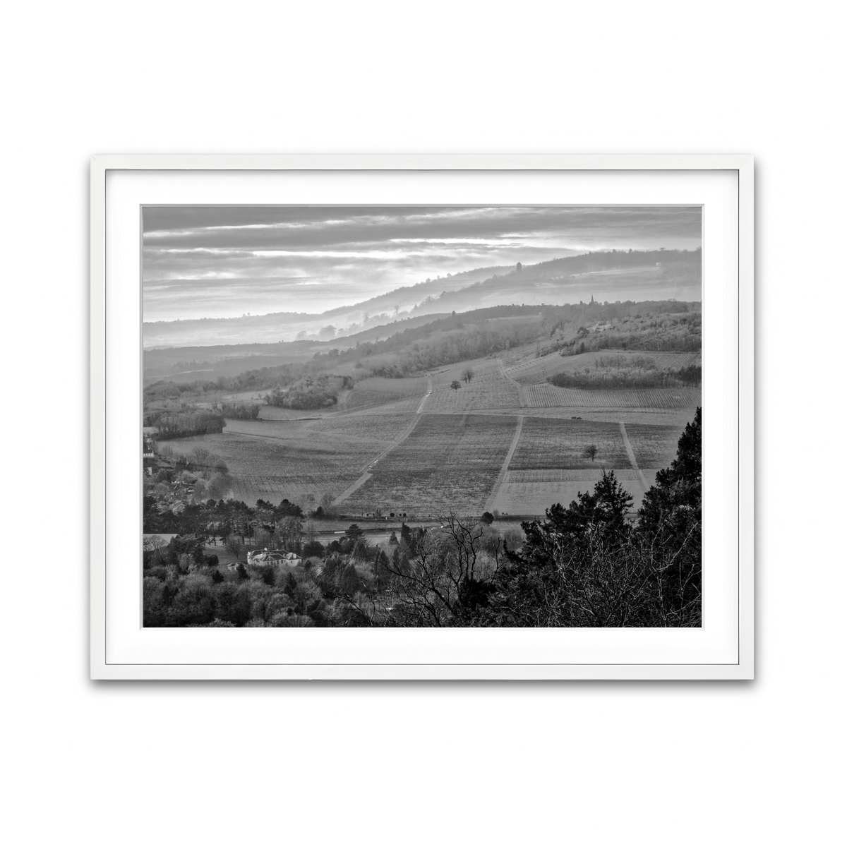 Framed Print 4x3 White