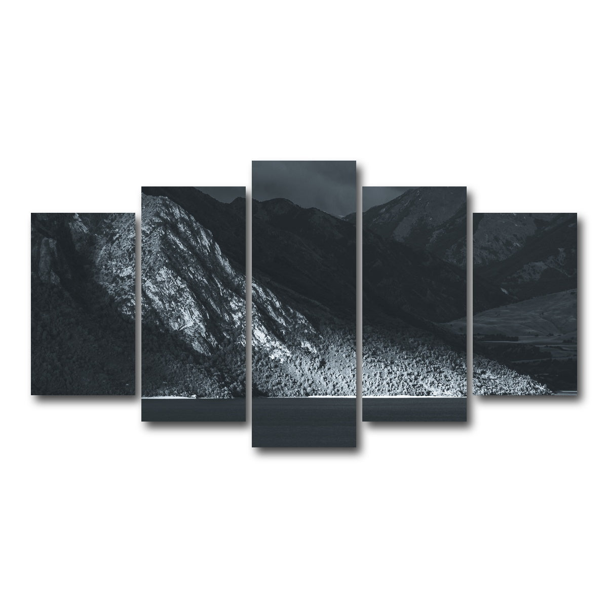 AUTO-MOCKUP WHITE | Moody Lake | 5 Piece | Gallery Wrap Canvas | group=5_normal