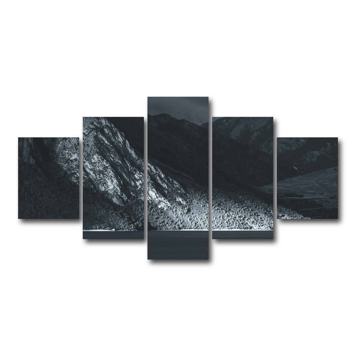 AUTO-MOCKUP WHITE | Moody Lake | 5 Piece | Gallery Wrap Canvas | group=5_short