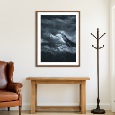 AUTO-MOCKUP ROOM | Moody Mountains Wall Art