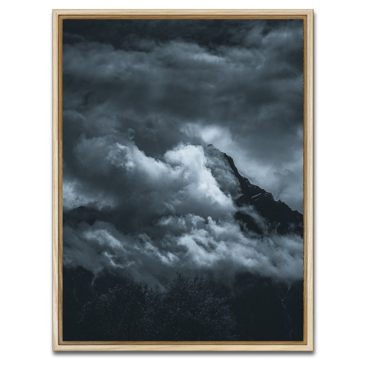 AUTO-MOCKUP WHITE | Moody Mountains | 1 Piece | Natural Framed Canvas | group=3x4