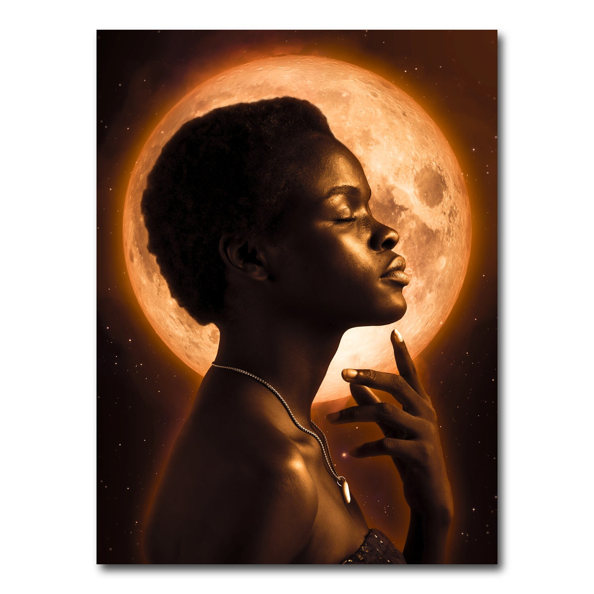 AUTO-MOCKUP WHITE | Moon Art | 1 Piece | Gallery Wrap Canvas | group=3x4