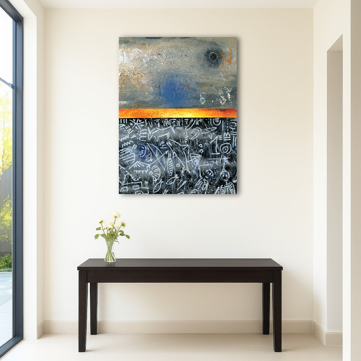 AUTO-MOCKUP ROOM | Moon Chalk Orange