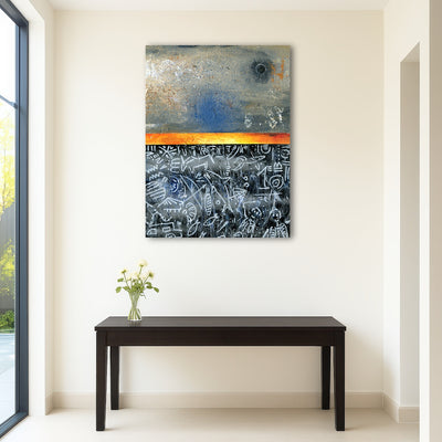 AUTO-MOCKUP ROOM | Moon Chalk Orange