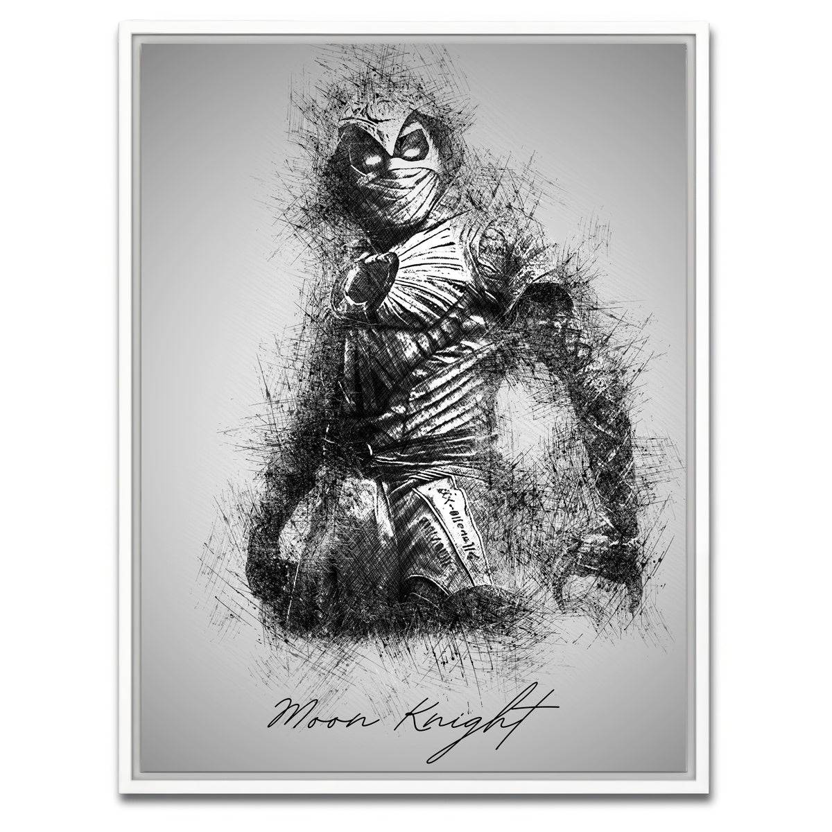 AUTO-MOCKUP WHITE | Moon Knight | 1 Piece | White Framed Canvas | group=3x4