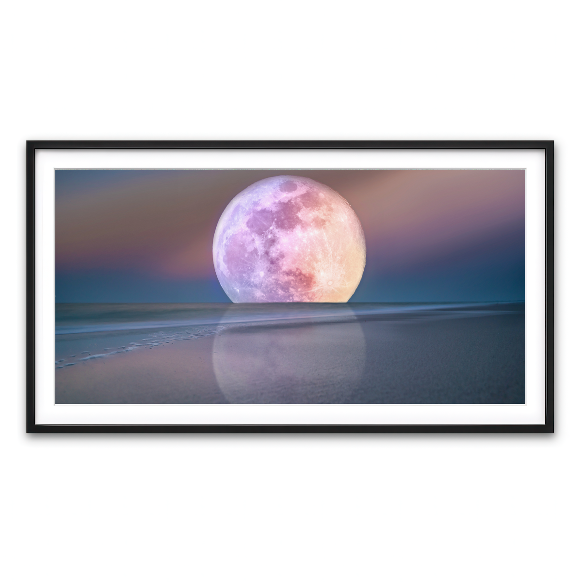 Framed Print 2x1 Black