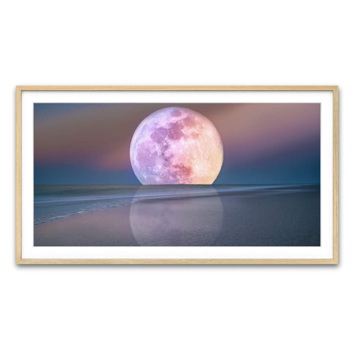 Framed Print 2x1 Natural