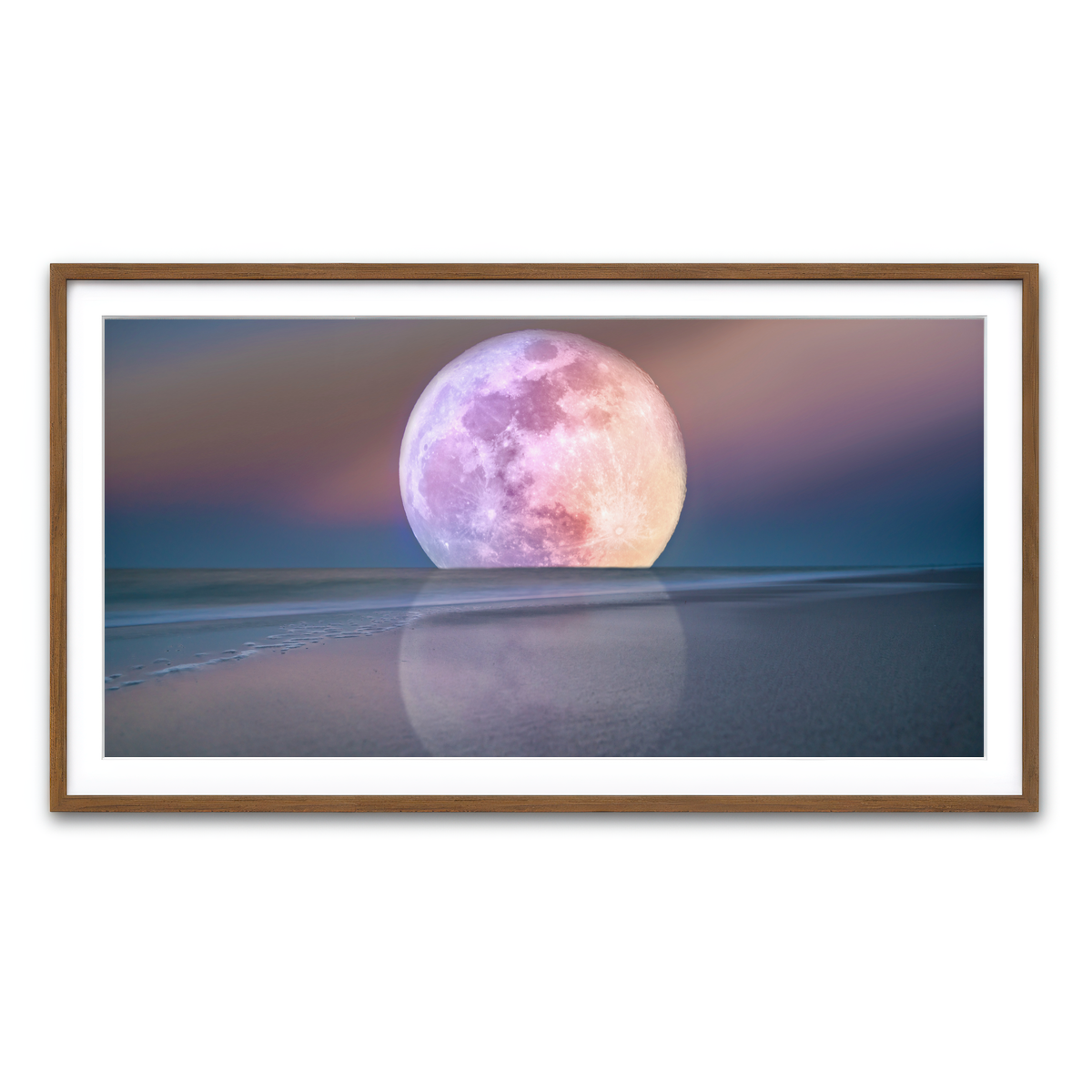 Framed Print 2x1 Walnut