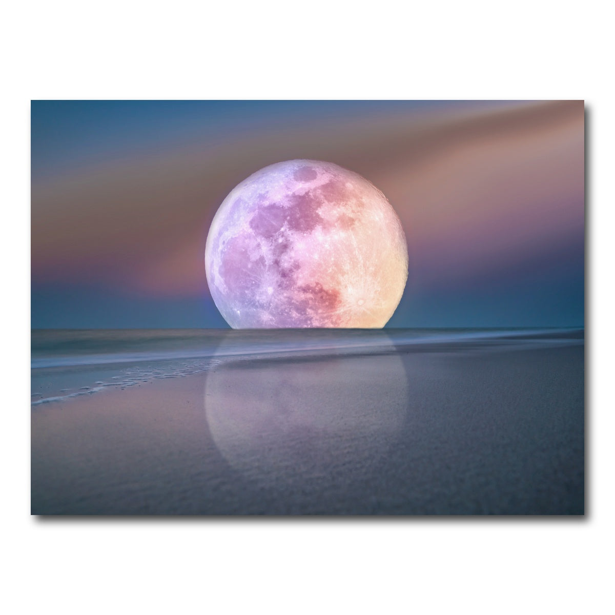 AUTO-MOCKUP WHITE | Moon Rise | 1 Piece | Gallery Wrap Canvas | group=4x3