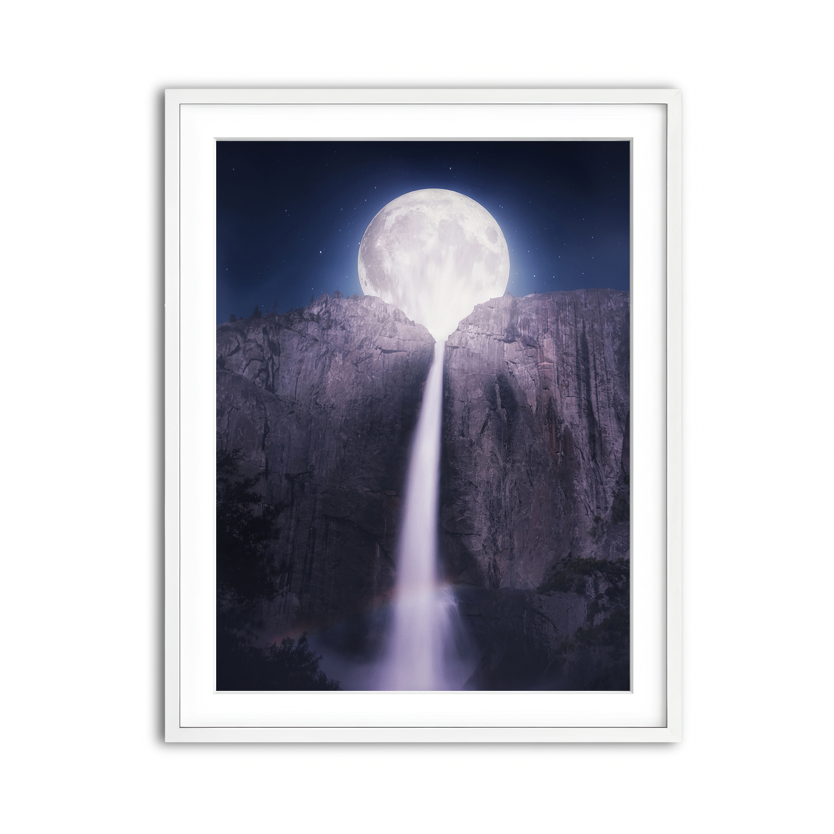 Framed Print 3x4 White