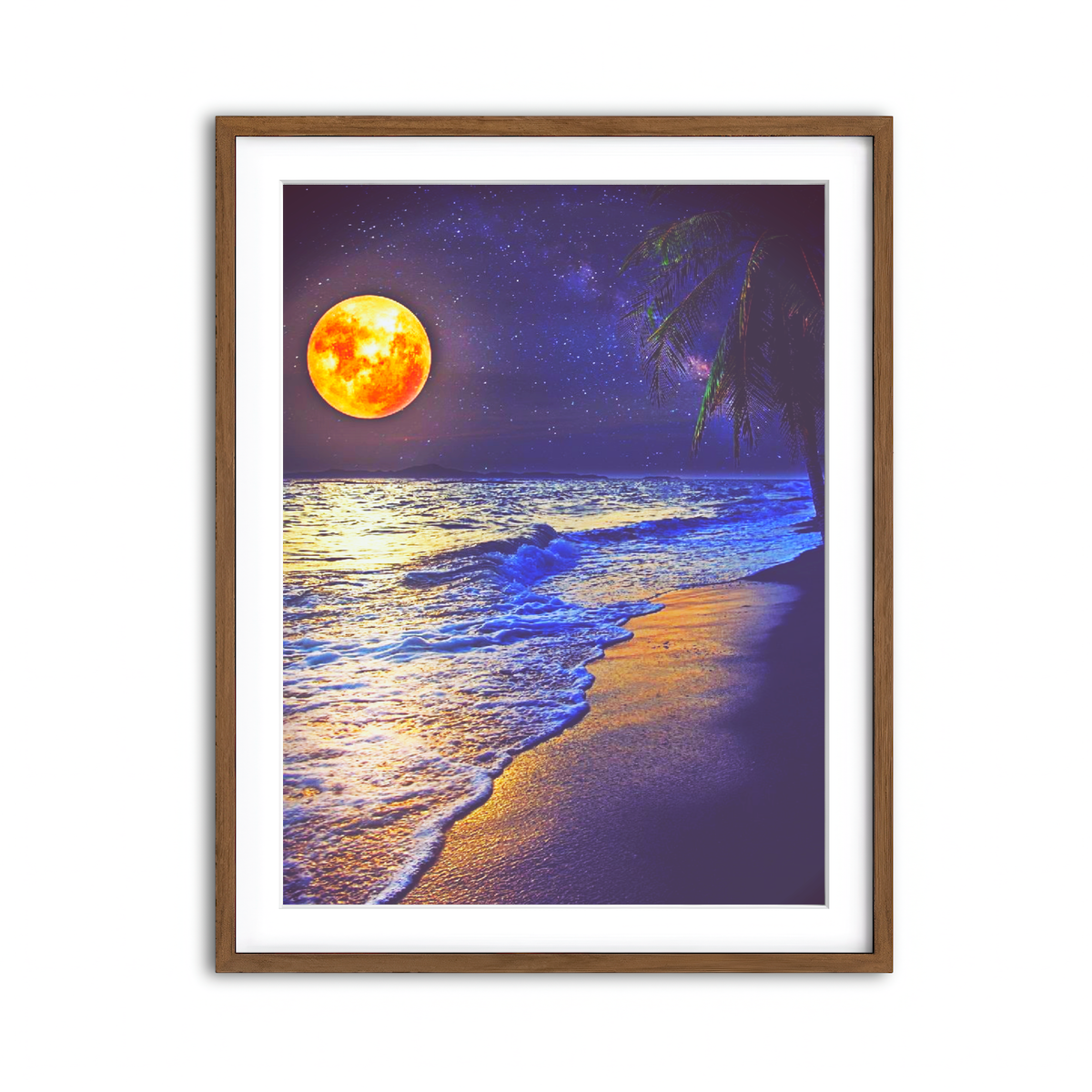 Framed Print 3x4 Walnut