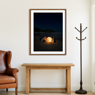 AUTO-MOCKUP ROOM | Moonlight Wall Art