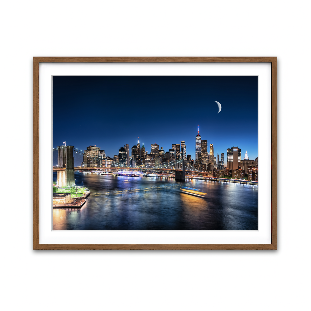 Framed Print 4x3 Walnut