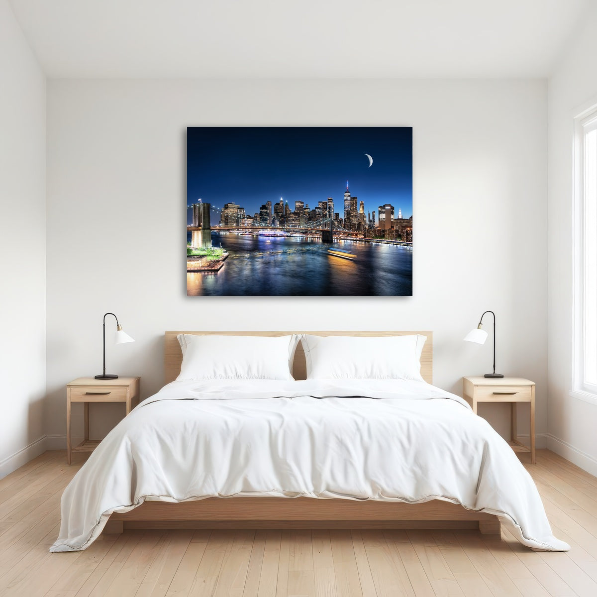 AUTO-MOCKUP ROOM | Moonrise In New York